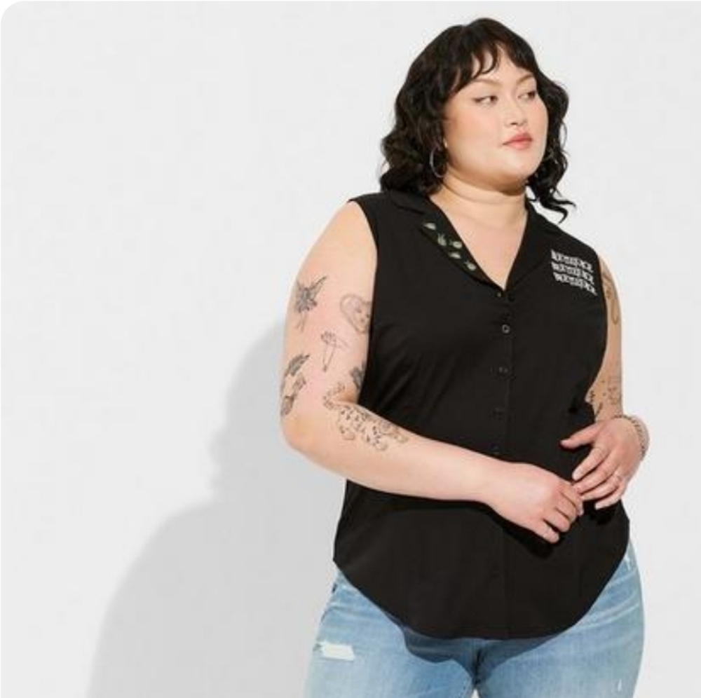 Torrid Beetlejuice Sleeveless Top